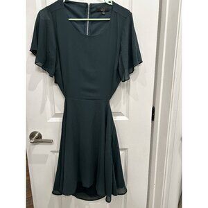 Blissful Love Cutout Mini Skater Dress